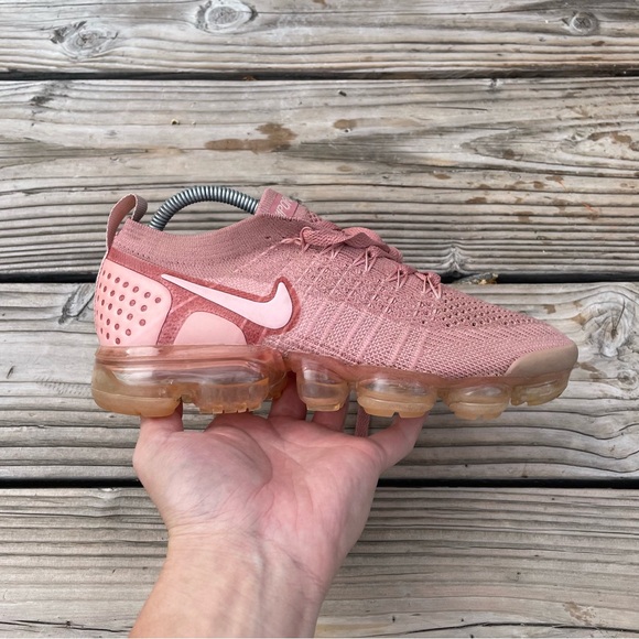 Nike Shoes - Women Nike Air VaporMax Flyknit 2 Rust Pink Running Shoes Sneakers